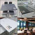 Kingkonree Artificial Stone Restaurant Cafe Tables and Chairs